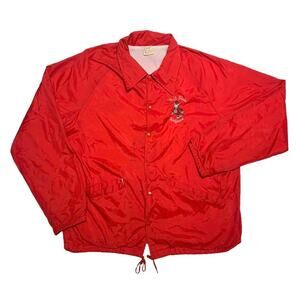 Vintage 70s North Carolina State University Wolfpack Stitched Logo Windbreaker L